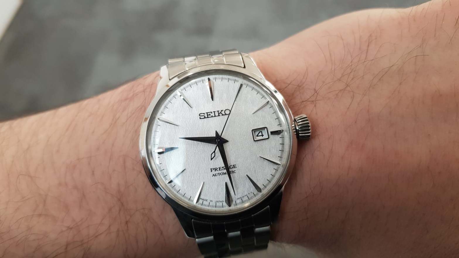 A Japanese snowflake, but not that one – Seiko Presage SRPC97J1  “Fuyugeshiki Cocktail” Limited Edition – The Column Wheel